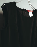 "Max Mara Studio" 00's-10's Elegant sleeveless pleated midi dress