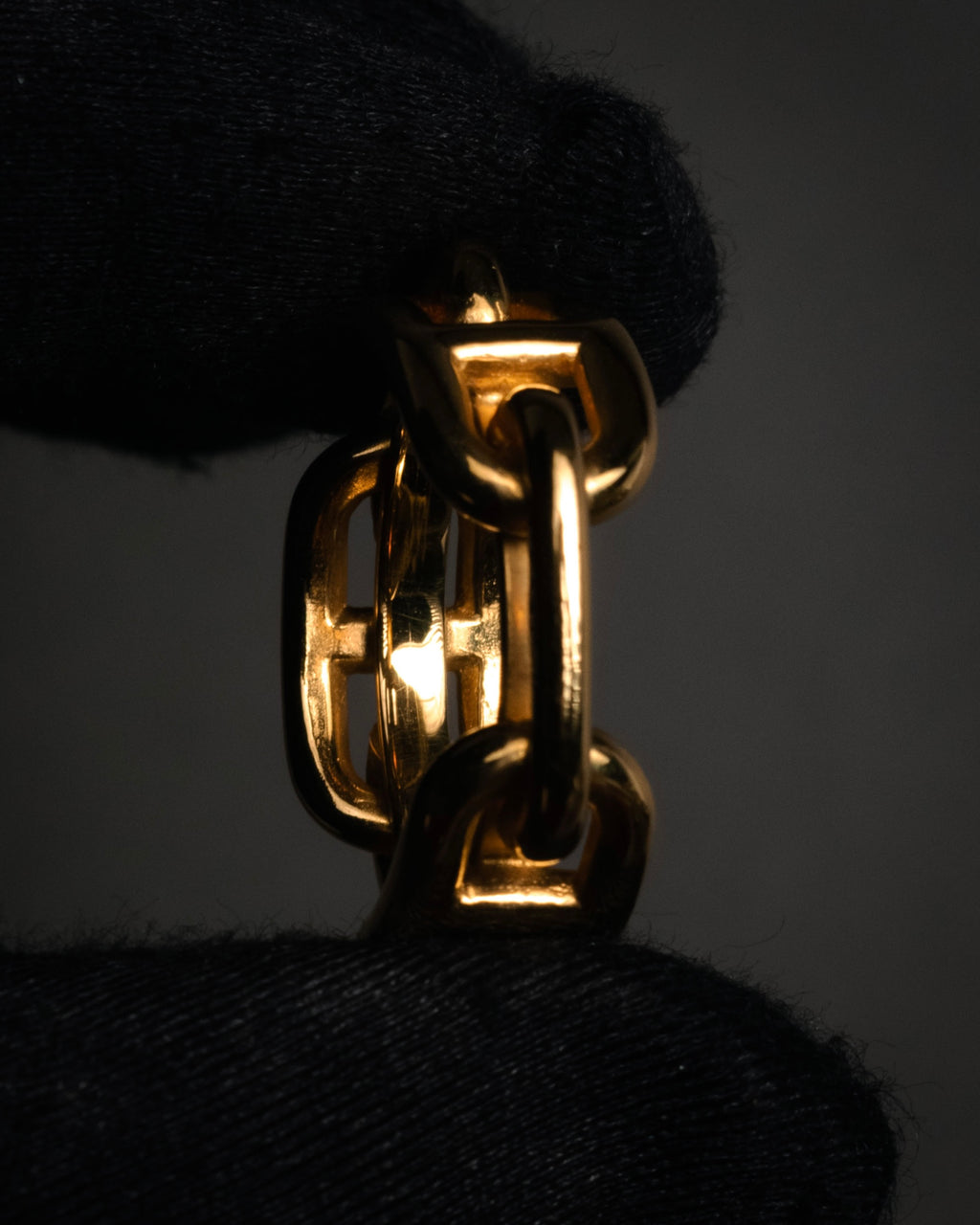 “HERMES” 90’s-00’s Chaine d’ancre scarf ring