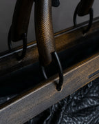 "GUCCI" Bamboo essence horizontal leather handbag