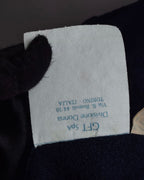 "VALENTINO" Wool boucle concealed front tailored jacket