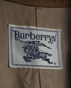 "BURBERRYS" 80’s-90’s Fly-front wool cashmere coat