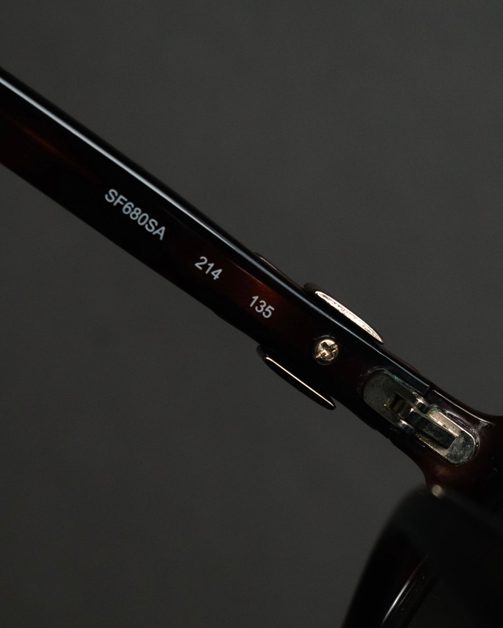 “Salvatore Ferragamo” 2010’s Havana acetate oversized sunglasses