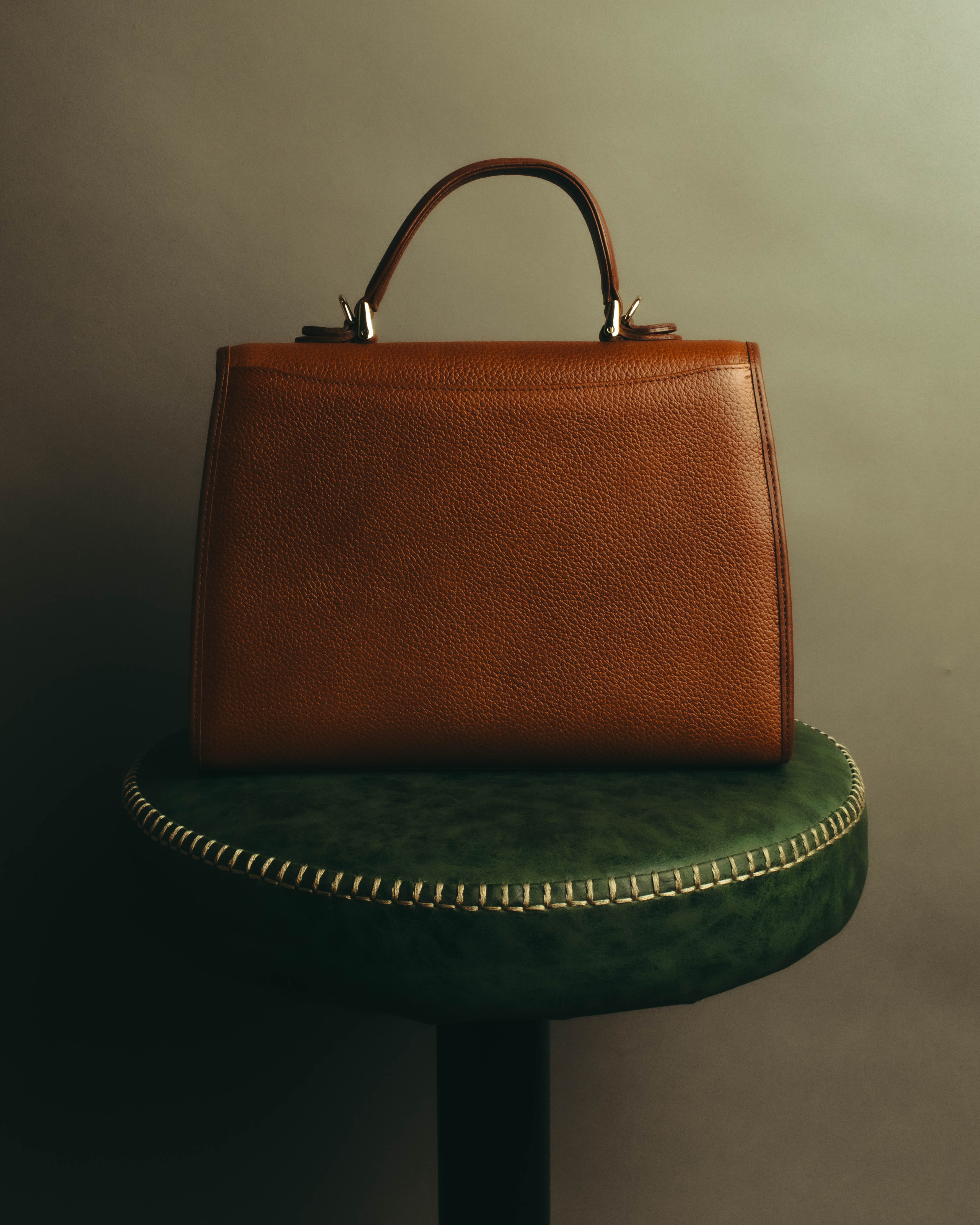 "Burberrys" 80's-90's Structured top handle handbag