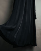 -MOOD Vintage Collections-
90’s Asymmetric stripe stitch long dress