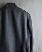 "Christian Dior" Metal button double-breasted tailored jacket