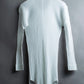 "PLEATS PLEASE ISSEY MIYAKE" Three-dimensional pleated long shirt