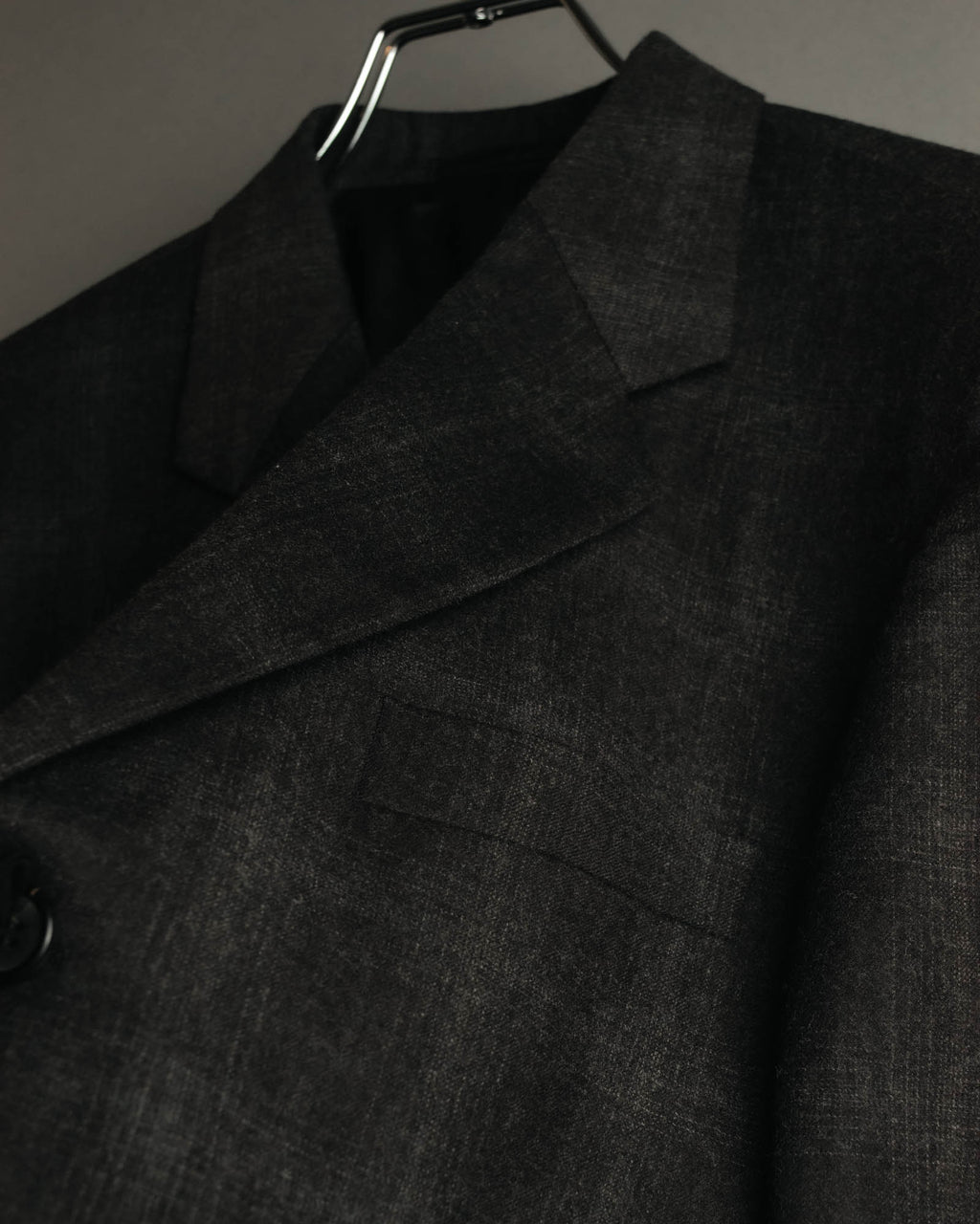 “PRADA” 90’s-00’s Wool cashmere checked tailored jacket
