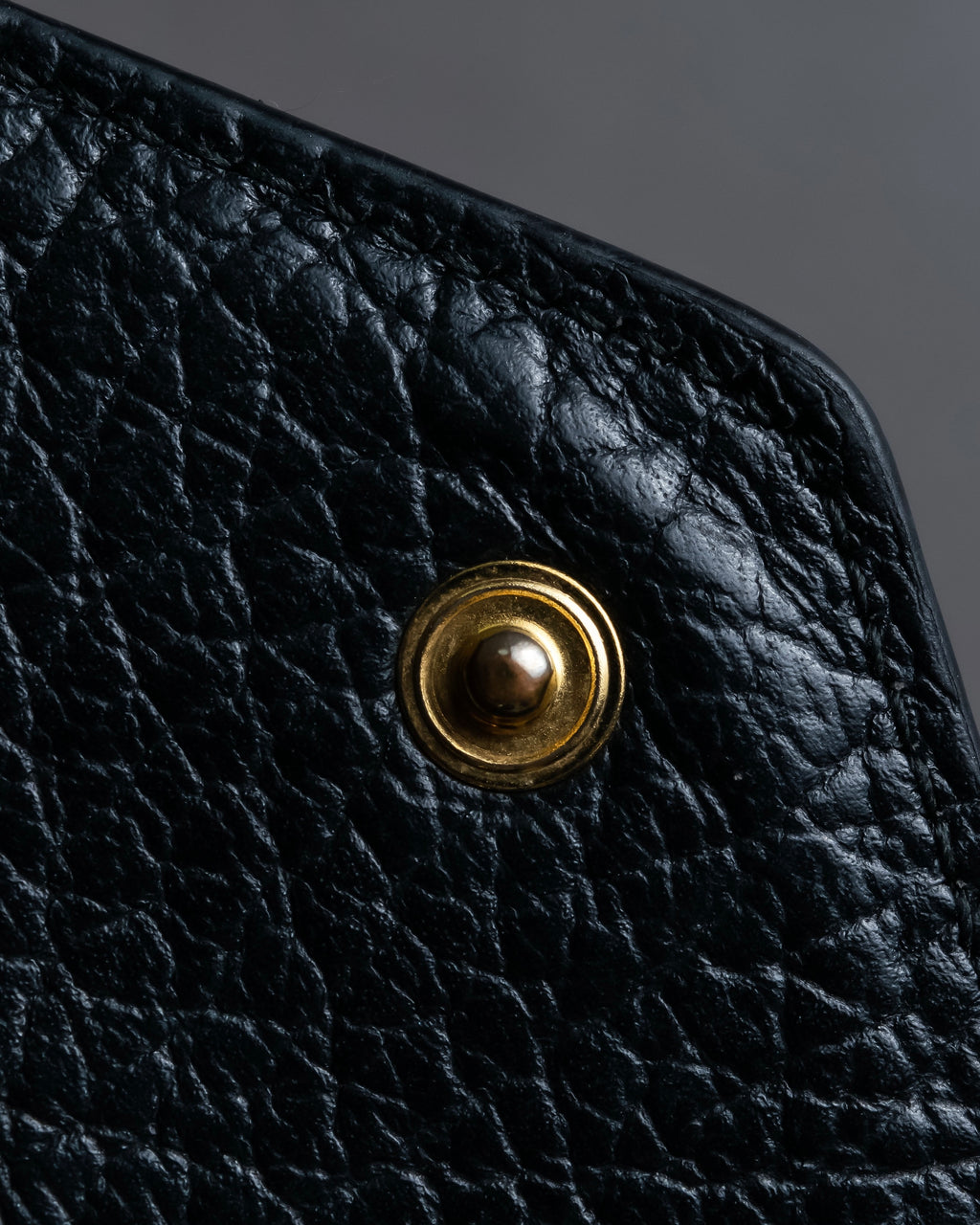 "MAISON MARGIELA" Grained leather envelope compact wallet