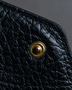 "MAISON MARGIELA" Grained leather envelope compact wallet