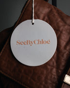 “See By Chloé” 2010’s soft grained leather shoulder bag