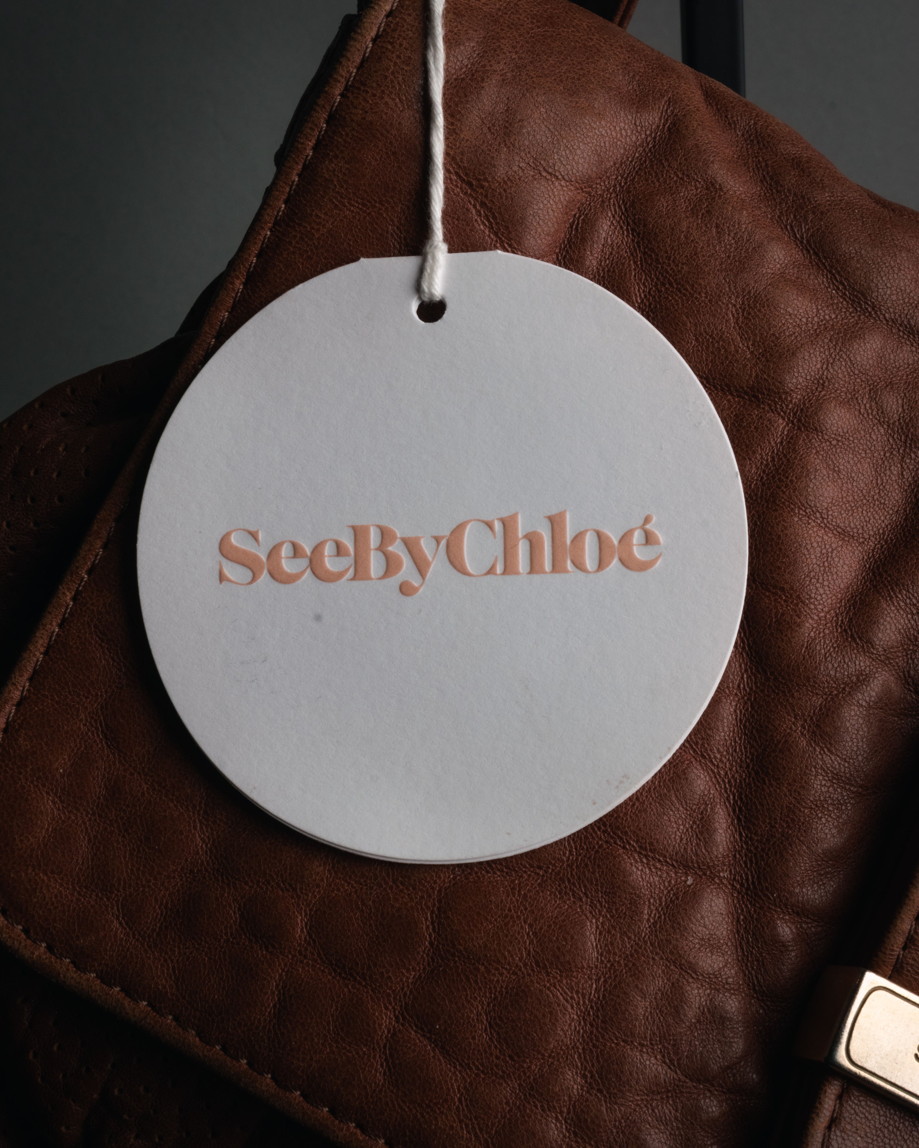 “See By Chloé” 2010’s soft grained leather shoulder bag