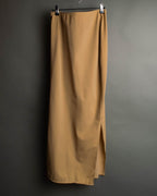 “JIL SANDER” 90’s-00’s Minimal side slit long skirt