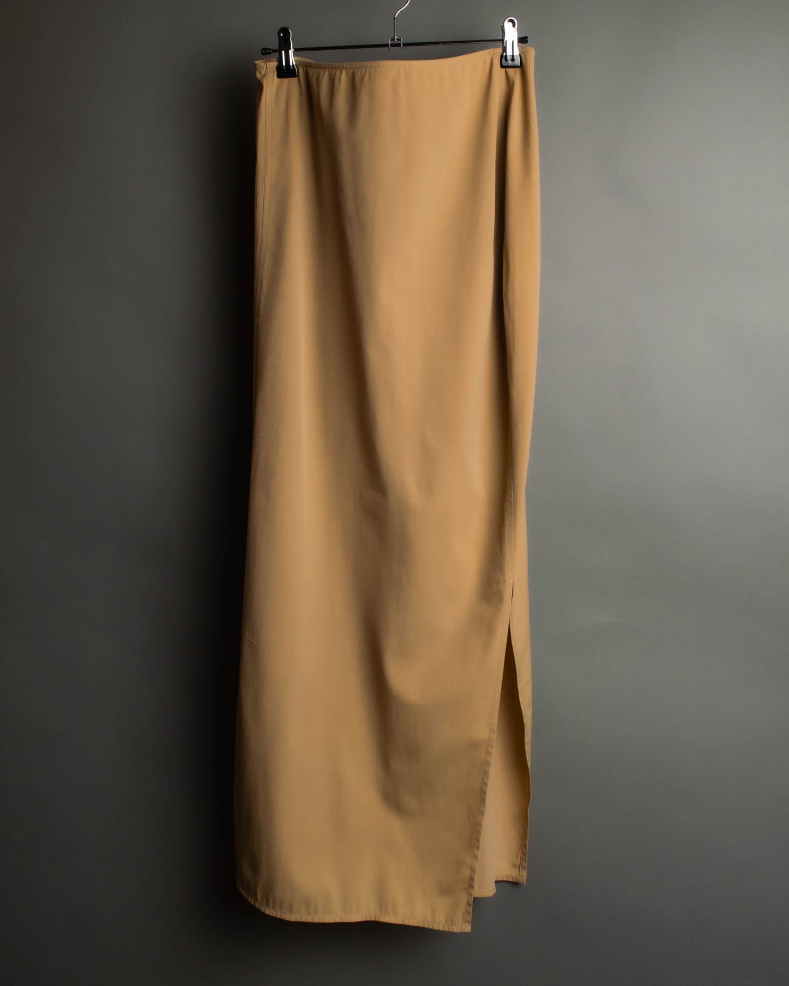 “JIL SANDER” 90’s-00’s Minimal side slit long skirt