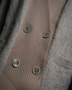 "Chloe" Angora mix standing up long cardigan