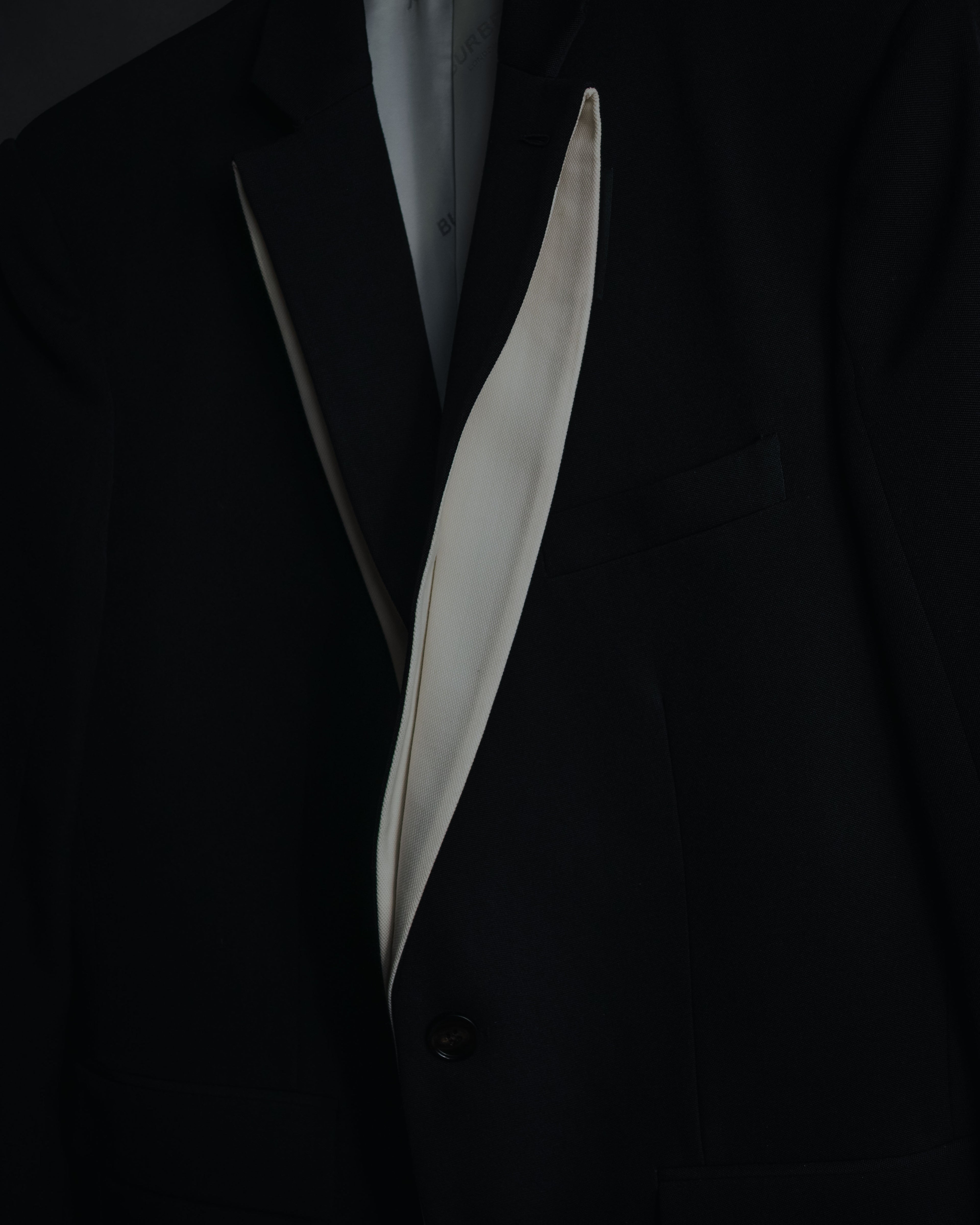 –SPECIAL– "BURBERRY" 20’s trompe l’oeil layered tailored jacket