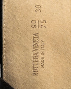 "BOTTEGA VENETA" Intrecciato style wide leather belt