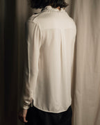 "VALENTINO" Gathered detail ribbon bow tie pullover