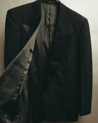-SPECIAL- “Christian Dior MONSIEUR” 80’s-90’s satin peak-lapel tuxedo jacket