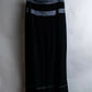 "GIORGIO ARMANI" Cross satin detail velvet straight skirt