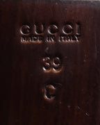 "GUCCI" Horsebit motif fringe design pumps