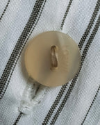 "LOEWE" Balloon sleeve striped high neck shirt