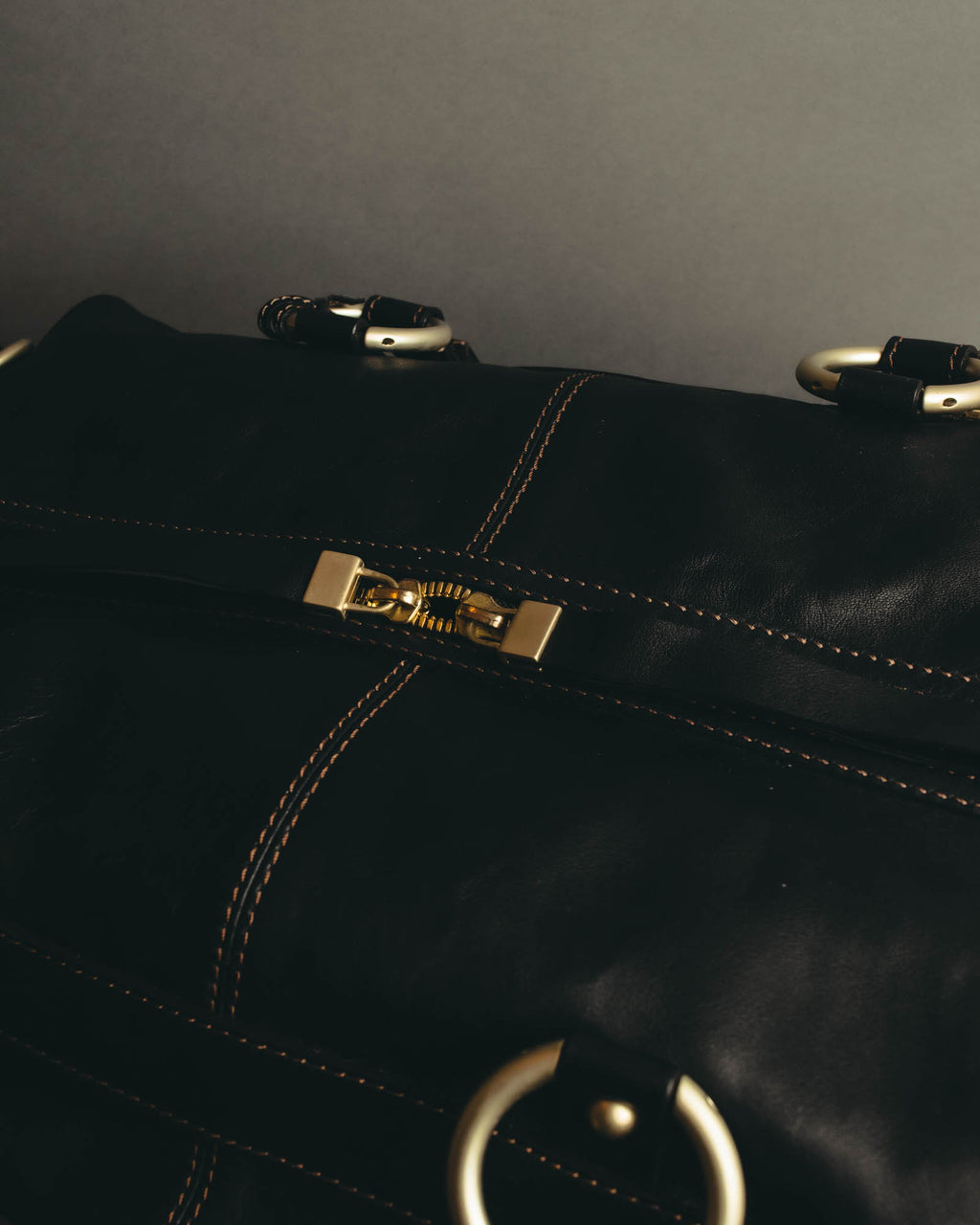 "Valerio Valeriani" 00's-10's Convertible leather Boston bag
