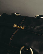 "Valerio Valeriani" 00's-10's Convertible leather Boston bag