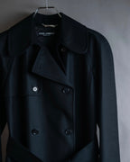 "Dolce &amp; Gabbana" Double-breasted belted mid length trench coat