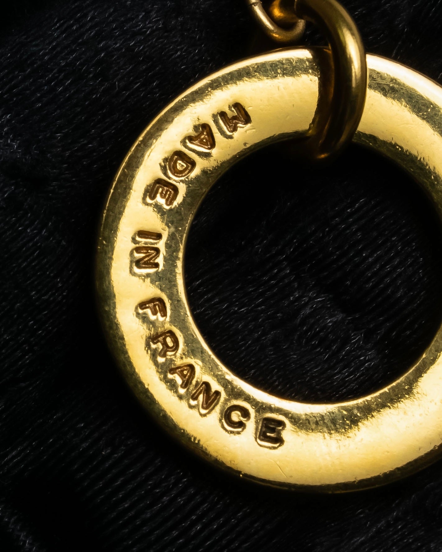 "CELINE" Moon & star top motif gold necklace