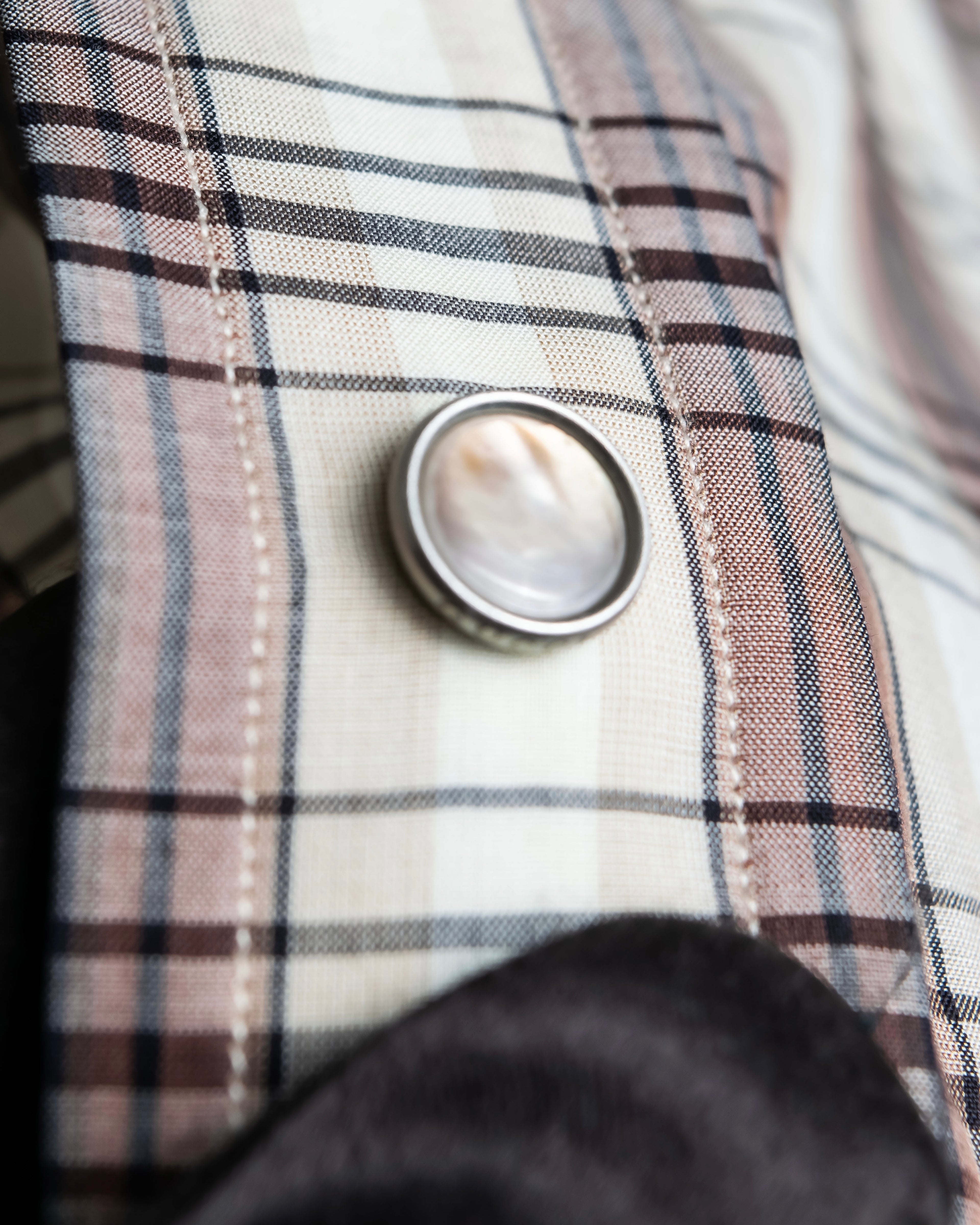 "GUCCI" Floral and checkered western shirt