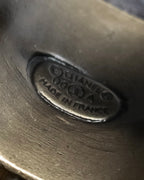 "CHANEL" 00 AW Glass pearl Coco mark motif gold ring