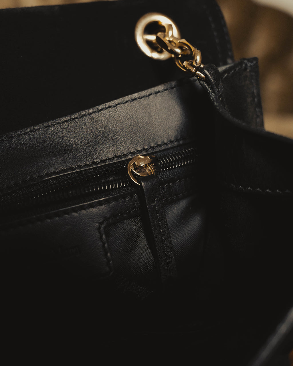 “Max Mara” Late 90’s-early 00’s exotic leather flap chain bag