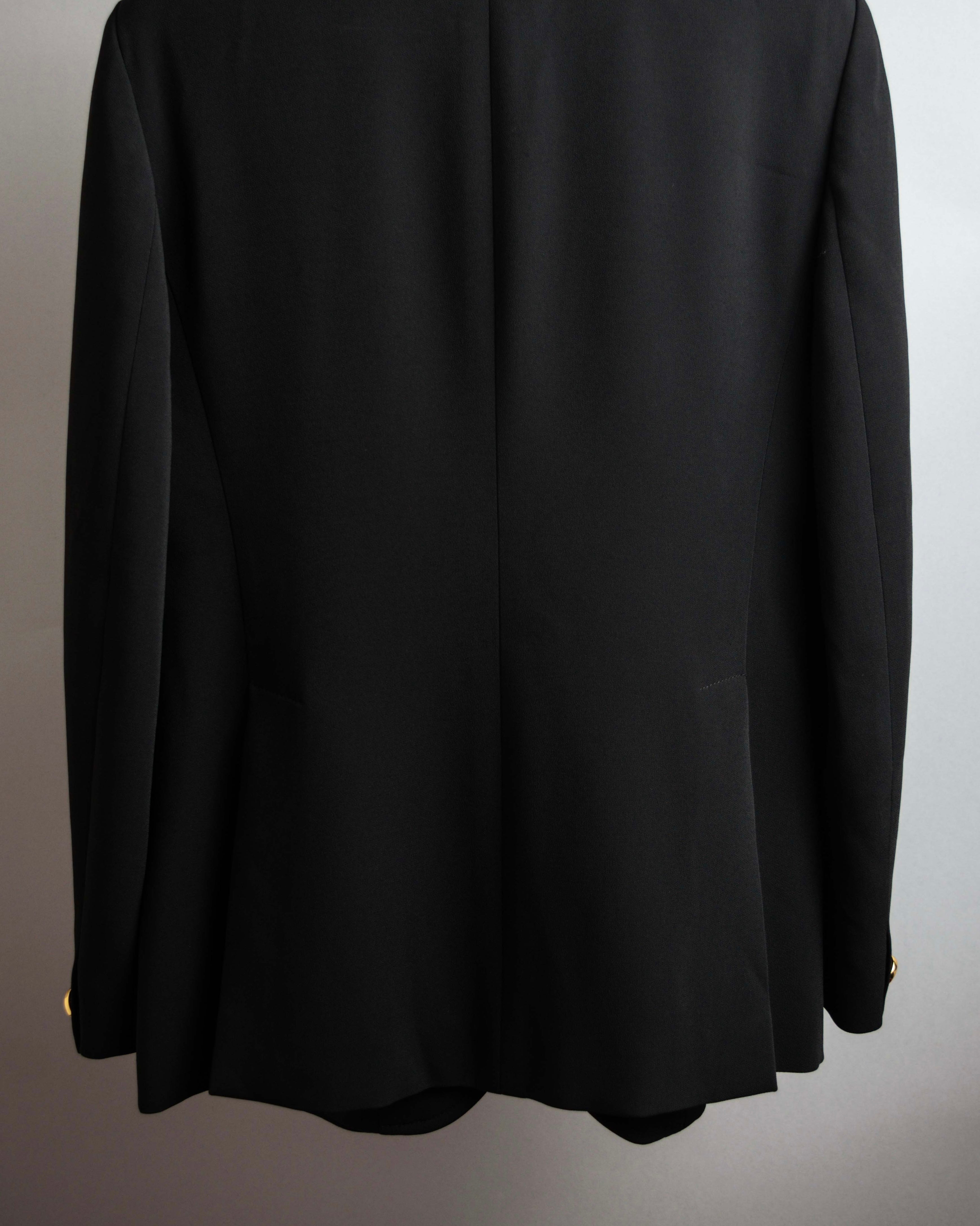 "GUCCI" Michele period stand collar modified design tailored jacket