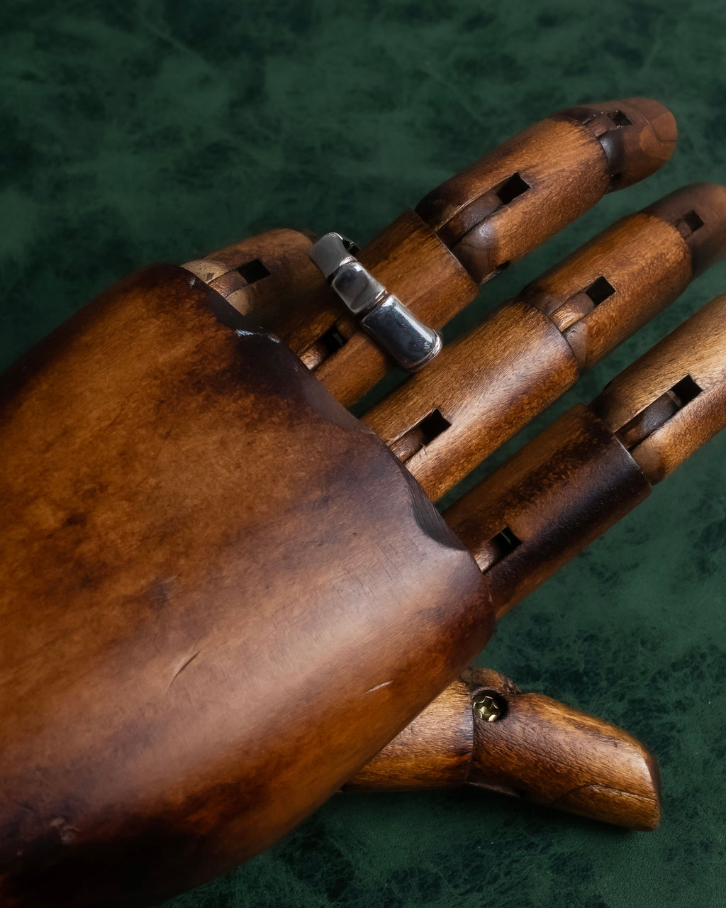 "GUCCI" Bamboo motif design silver 925 ring