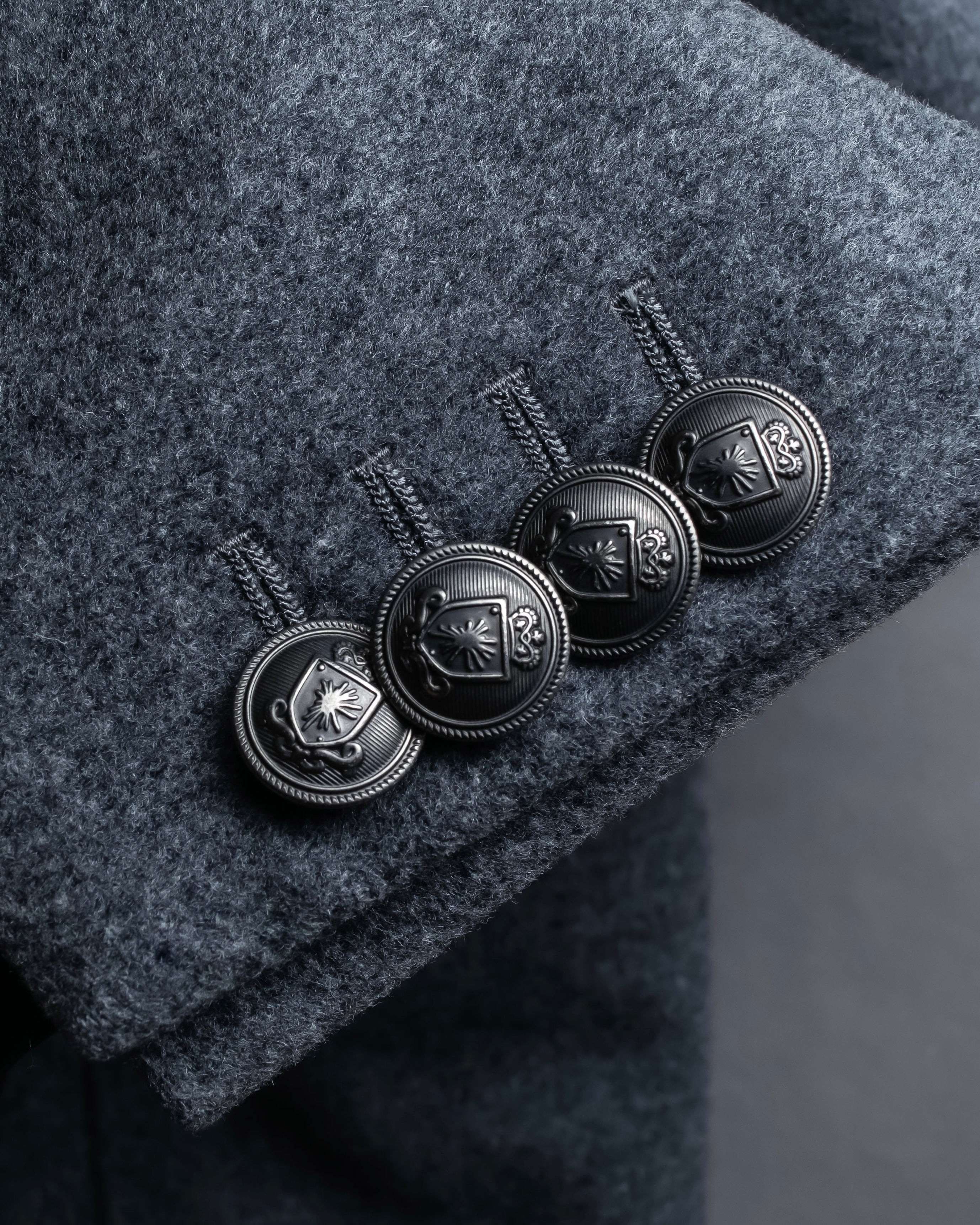 "MIHARA YASUHIRO" Hidden zip detail tailored jacket