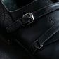 "LOUIS VUITTON" Belted hole design leather shoes