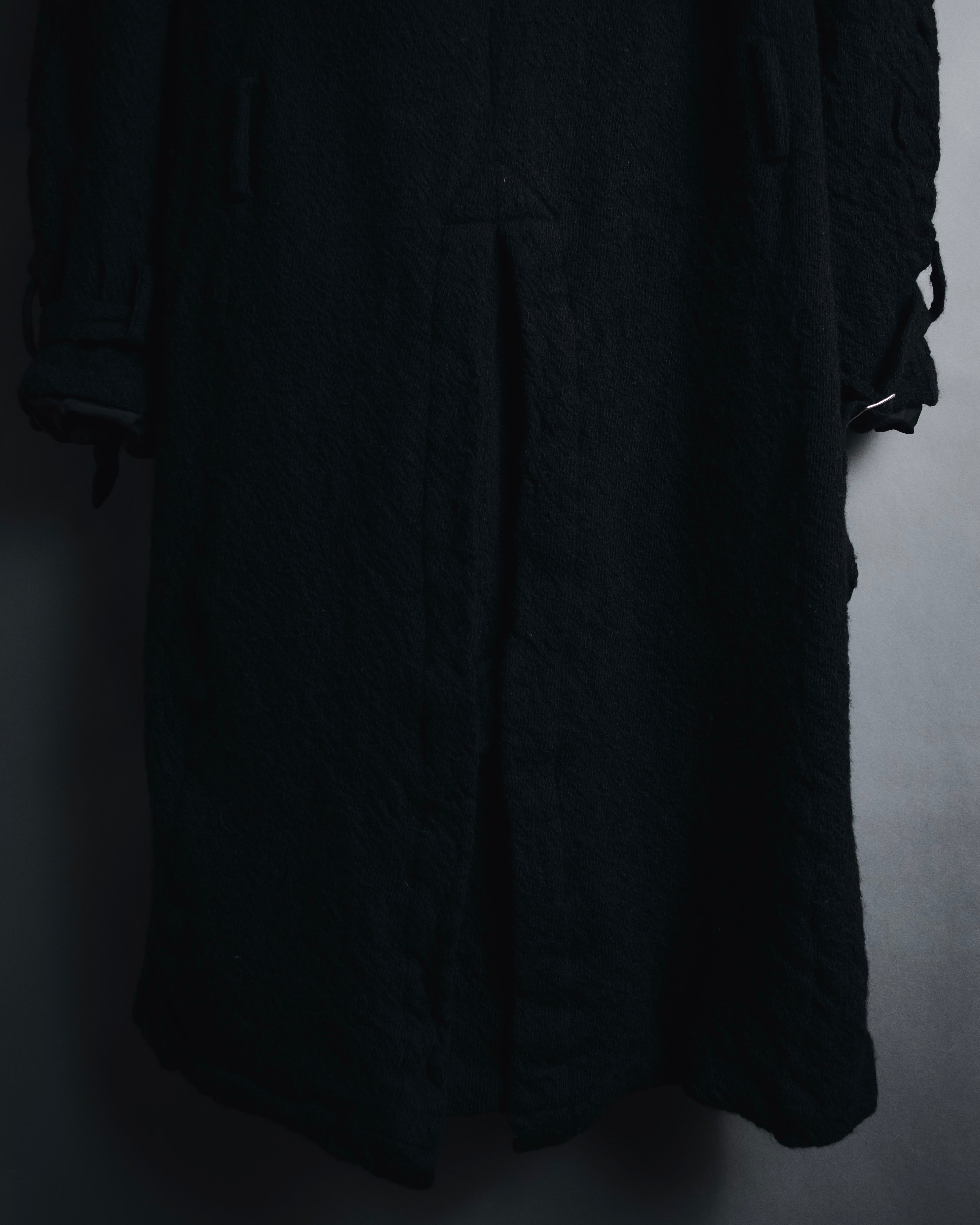 "tricot COMME des GARÇONS" 2007AW shrunk wool trench coat