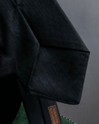 "HERMES" Dice embroidery design silk neck tie