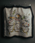 "Christian Dior" Vintage baroque print square scarf