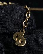 "Christian Dior" Pearl &amp; rhinestone bijou design vintage necklace