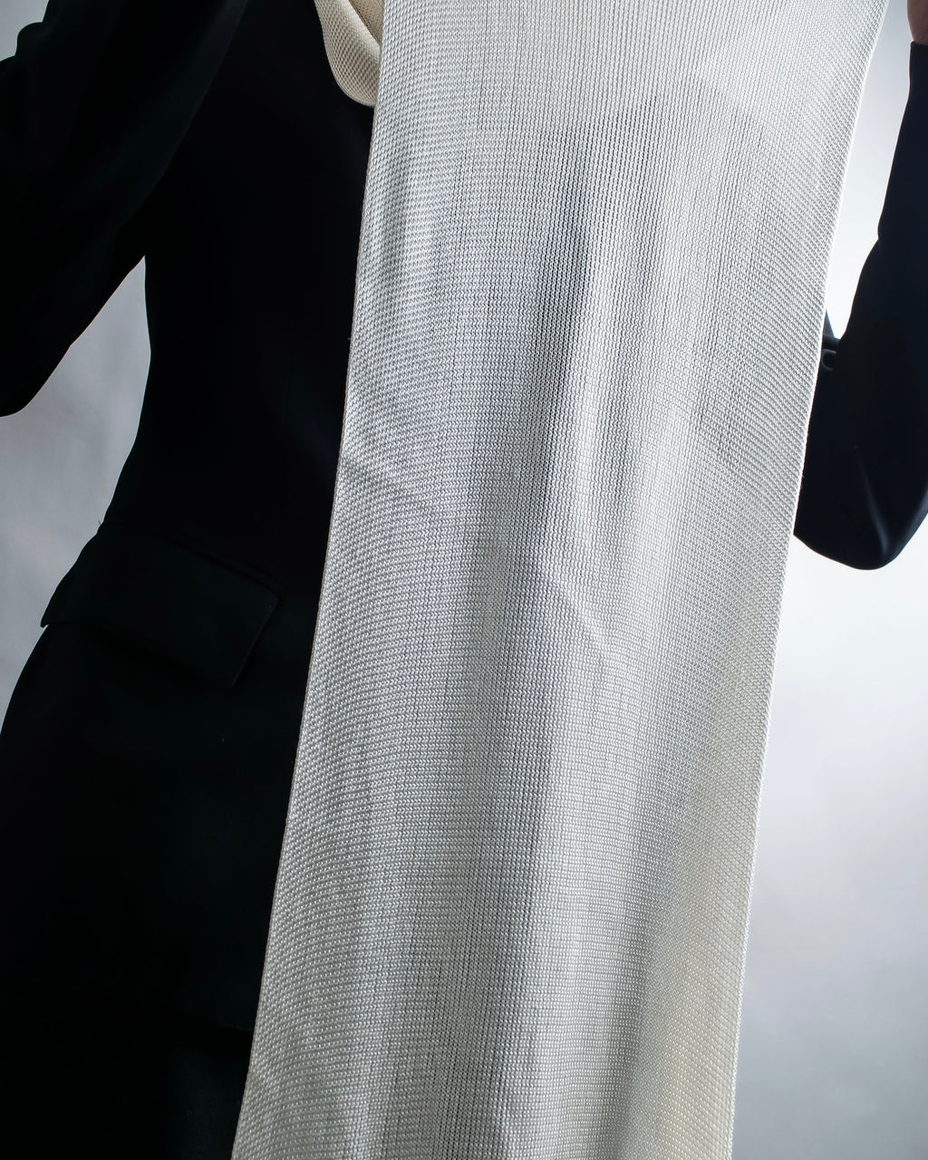 "LOEWE" Shiny silk anagram logo stole