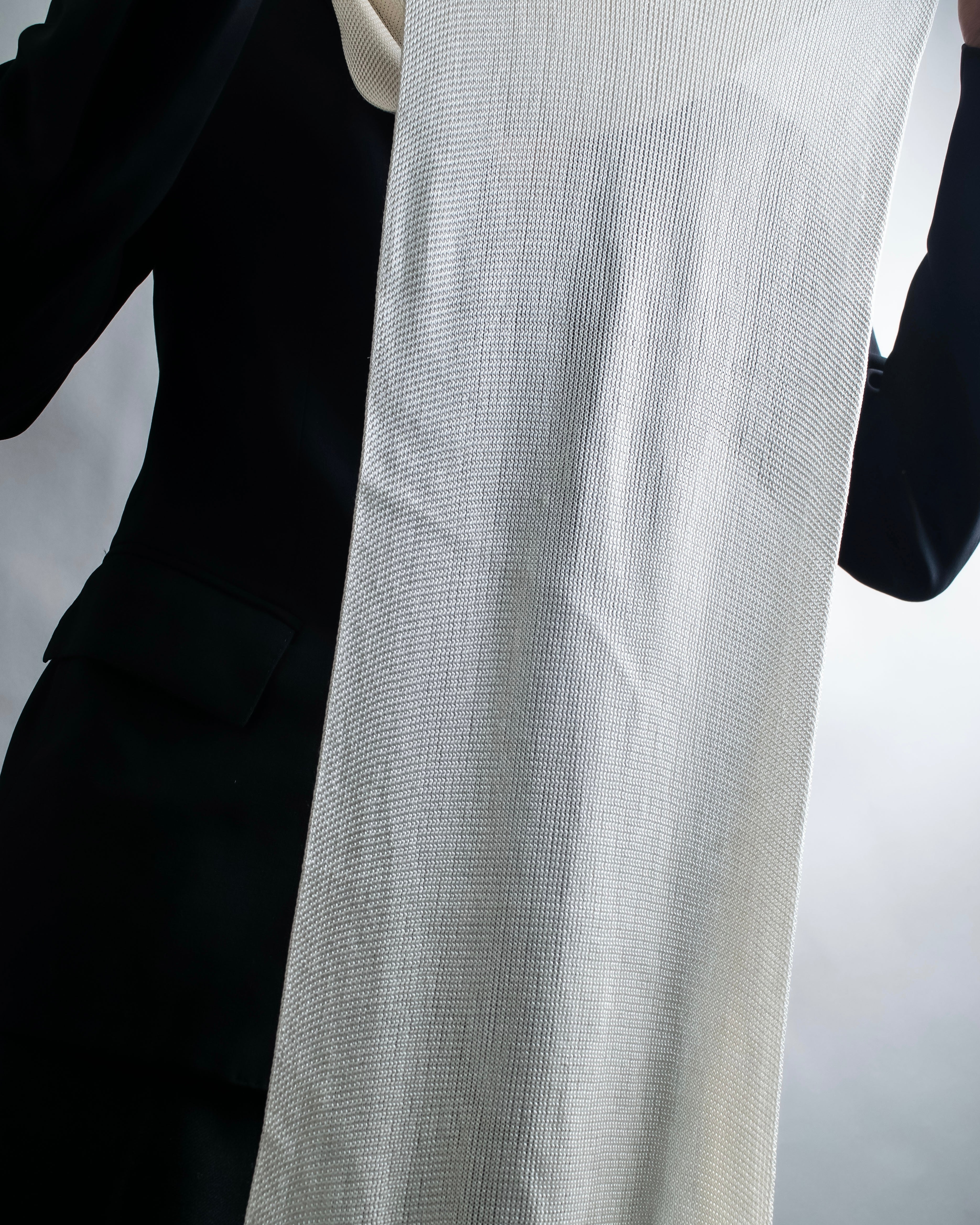 "LOEWE" Shiny silk anagram logo stole