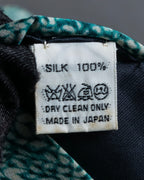 "JEAN PAUL GAULTIER" Trompe l'oeil design silk neck tie