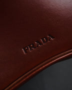 –SPECIAL– "PRADA" 90’s-00’s Minimal strap flap shoulder bag