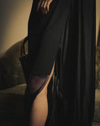 -SPECIAL- "FERRAGAMO" 2020's Sculpturally draped asymmetric maxi dress