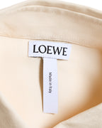 LOEWE by Jonathan Anderson/ Front Rope Trim Designed Dress Shirt Ivory