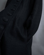 "Marc Jacobs" A soft flowing flared silhouette long coat