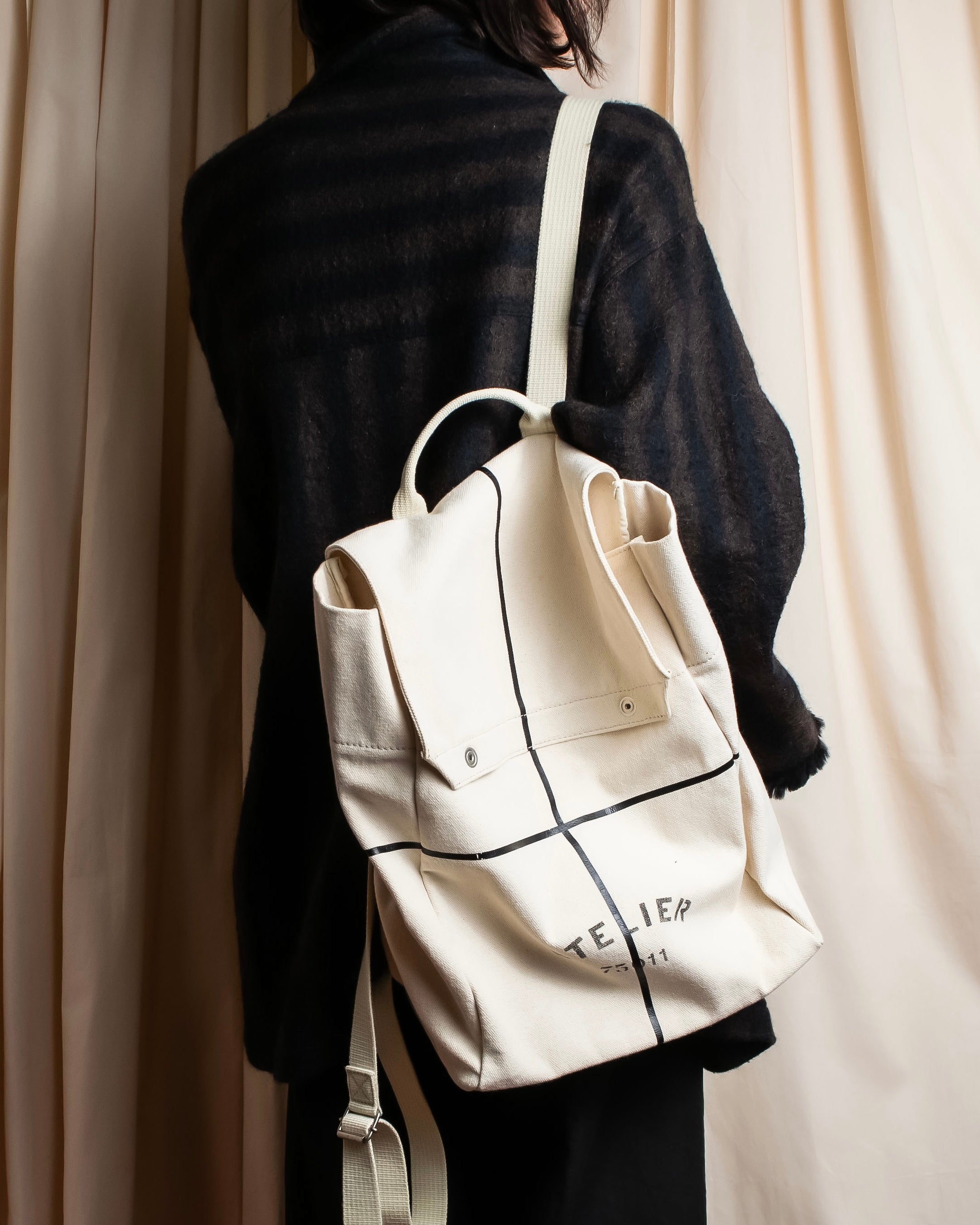 "MAISON MARGIELA" Atelier 75011 design canvas large bag