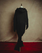 "MM6 Maison Martin Margiela" 00's-10's Alpaca blend hooded knit duffle coat
