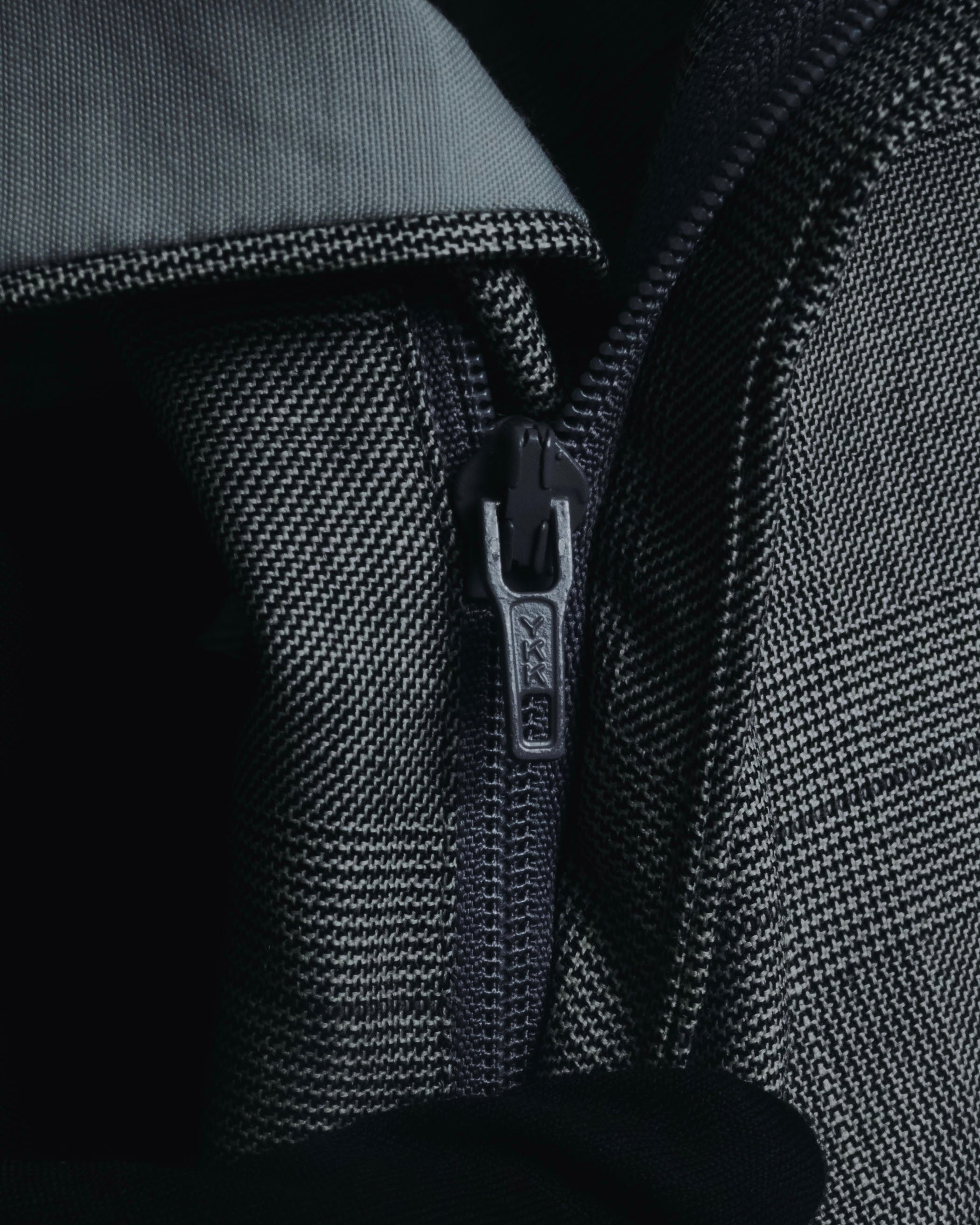 "YVES SAINT LAURENT" 80’s-90’s glen check tailored suit set